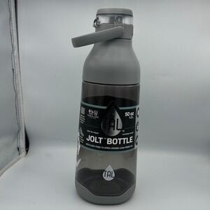 TAL Jolt 50oz 1.5L Grey Shatter Proof Tritan Leak Proof Water Bottle